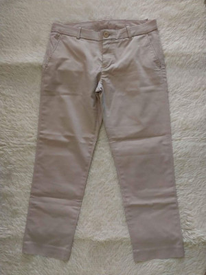 For WOMEN:Uniqlo smart ankle pants light beige