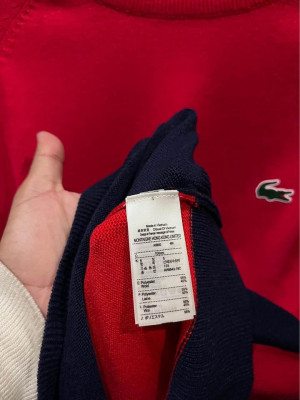 Lacoste sport knitted crewneck