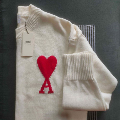 Ami paris knit sweater / knitted sweater / knitwear / knit sweater