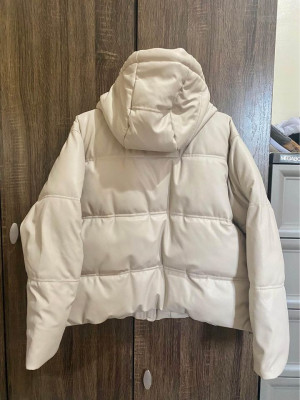 Zara Rubberised Puffer Jacket