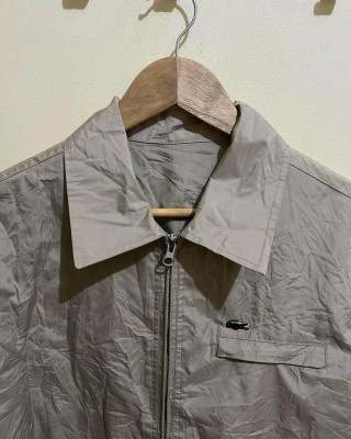Lacoste Light Coach Jacket in Khaki