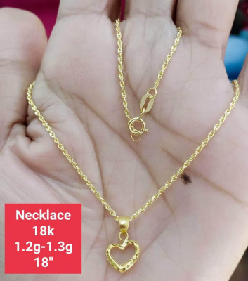 18K SAUDI GOLD NECKLACE