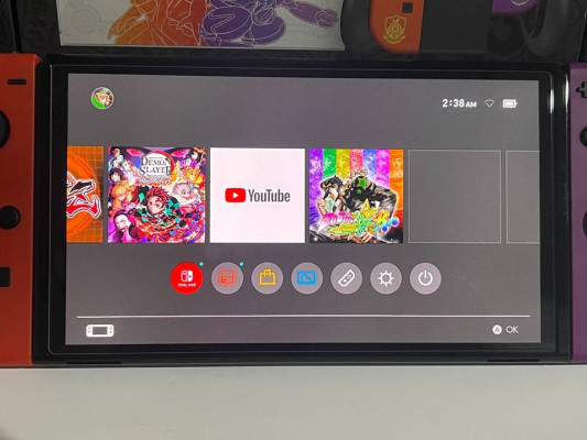 Nintendo Switch OLED Scarlet and Violet Edition with Games!