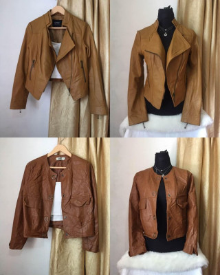 Leather jackets-women