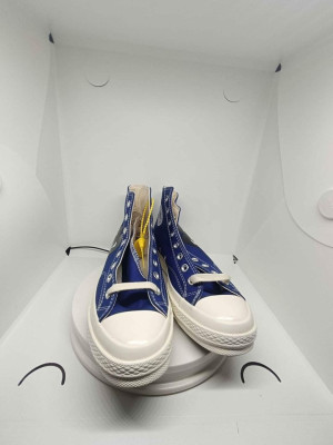 Cdg x chuck taylor 1970 high blue