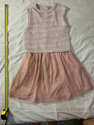 Peppermint Knitted Peach Dress