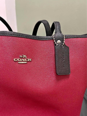 Coach reversible tote