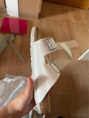 Authentic Birkenstock Arizona in White