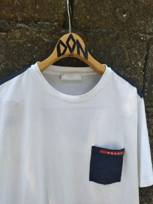 -.AUTHENTIC👌 PRADA POCKET TEE