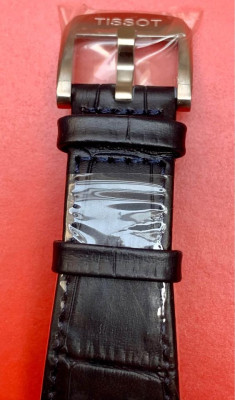 Tissot Blue Face Leather Bracelet