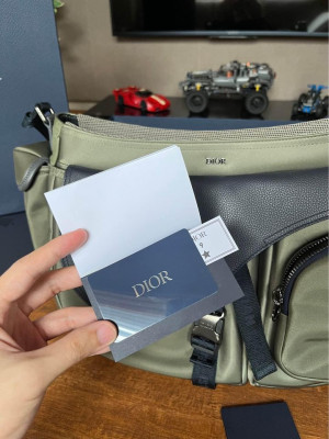 Dior x Sacai Soft Saddle Bag