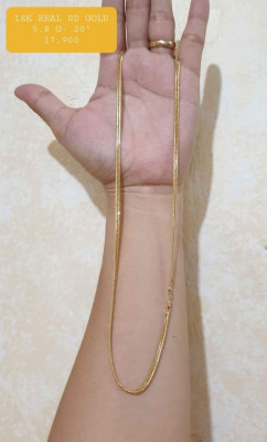 18K SAUDI GOLD NECKLACE