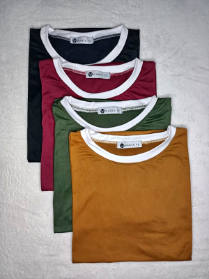 Plain Cotton Spandex Shirt