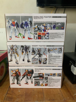Gundam heavy arms shenlong and Sandrock fighter