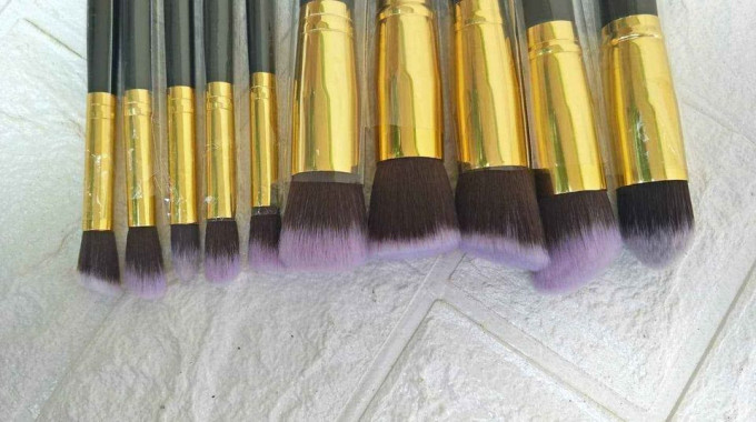 10pcs makeup brush set