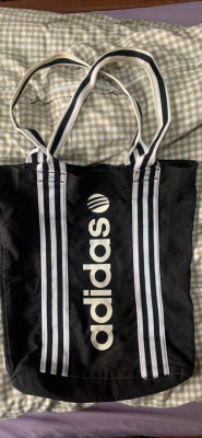3 stripes tote bag
