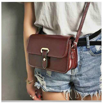 Ladies Pure Leather Shinny Vintage Shoulder Sling bag