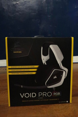 Corsair void pro RGB 7.1 USB Premium white gaming