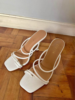 Shein White High Heels