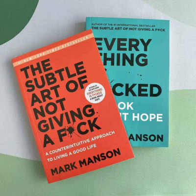 Mark Manson Bookset ' The Subtle Art of Not Giving A Fvck & Everything is Fvcked
