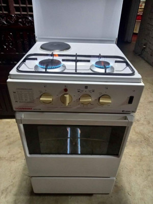 La GERMANIA Gas Range with ROTISSERIE