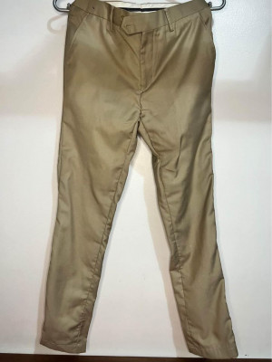 Onesimus Light Brown Tuxedo paired with slacks