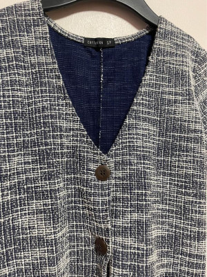 Cotton On Blue Tweed Dress (Fits Small)