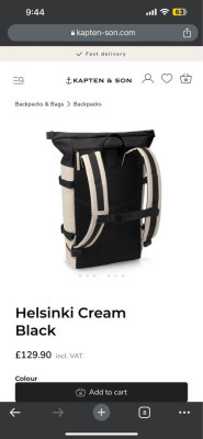 Kapten & Son Backpack- Helsinki Cream