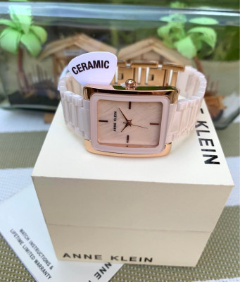 Anne Klein US Ceramic Watch!🇺🇸 Model: AK/2952LPRG