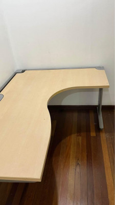 L-Shaped Study Table