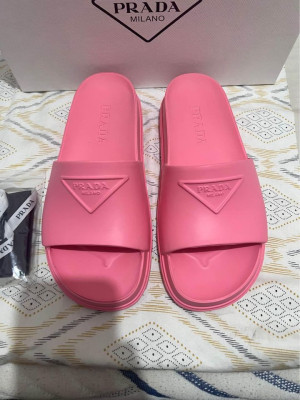 Onhand Authentic Pre-owned Begonia Pink Rubber Slides