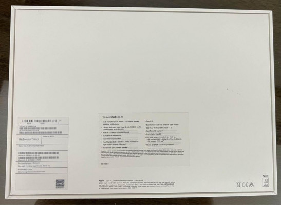 Macbook Air 2018 256 GB 8GB RAM