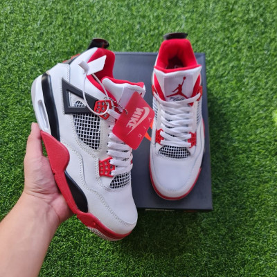 FIRE RED JORDAN 4 FOR MEN