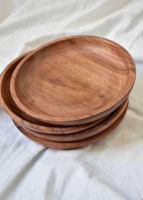 Acacia Wood plates