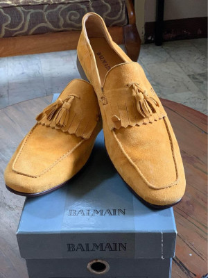 Authentic Balmain Suede Shoes