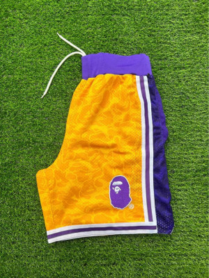 BAPE LAKERS MESH SHORTS