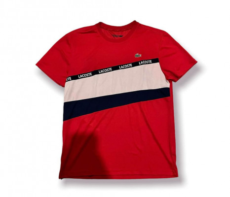 Lacoste sport red shirt