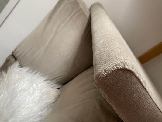 Sofa japan surplus 2 seater gray color