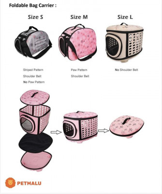 Pet carrier (bag or backpack design)