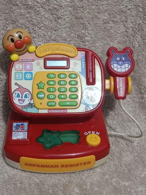BATTERY-OPERATED ANPANMAN CASH REGISTER