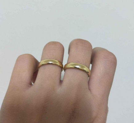 Couple Ring 18k saudi gold