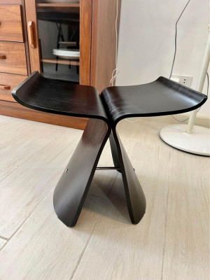 Black Modern Butterfly stool