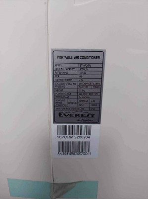 Everest portable aircon 1HP