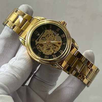 AUTOMATIC WATCH FOR MEN GOLD COLOR
