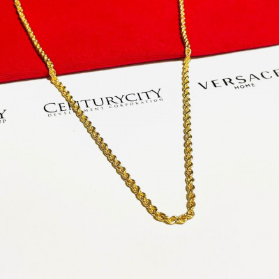 LEGIT 18k Saudi Gold PAWNABLE 20inch ROPE CHAIN NECKLACE Unisex