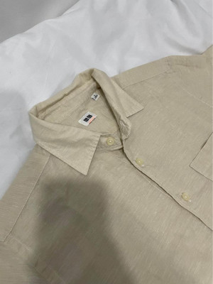 Uniqlo Linen Cotton Short Sleeve