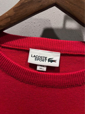 Lacoste sport knitted crewneck