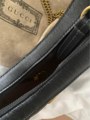 Gucci Marmont Half moon shaped mini bag