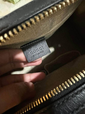 Gucci Guccissima Leather Boston Bag