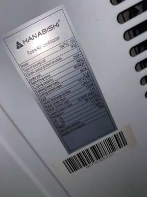 Hanabishi 1hp Window Type AC with warranty card